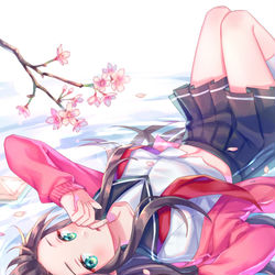 This is a pixiv picture whose title is 桜.
