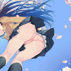 This is a pixiv picture whose title is 春一番.