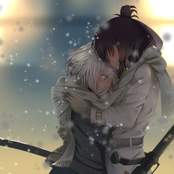 This is a pixiv picture whose title is 冬の温もり.
