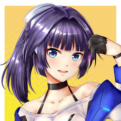 This is a pixiv picture whose title is 雷电芽衣.