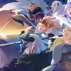 This is a pixiv picture whose title is 【PFLS】侵略者たち.