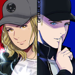 This is a pixiv picture whose title is 洋画絵とアミハマ作品まとめ.