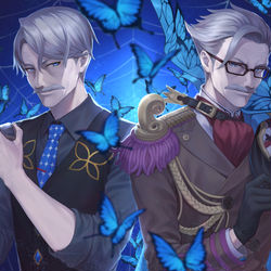 This is a pixiv picture whose title is モリアーティ教授.