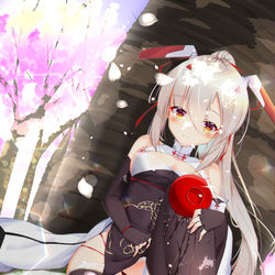 This is a pixiv picture whose title is 春らしい綾波.