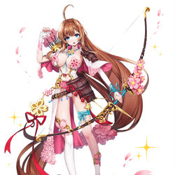 This is a pixiv picture whose title is 桜花の徐晃.