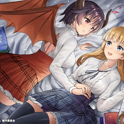 This is a pixiv picture whose title is マナリアフレンズ.