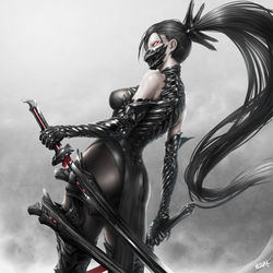 This is a pixiv picture whose title is 忍.