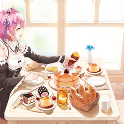 This is a pixiv picture whose title is ラム.