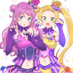 This is a pixiv picture whose title is アイカツ！.