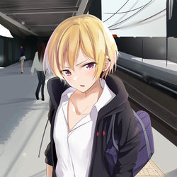 This is a pixiv picture whose title is 樹里ちゃんとデート.