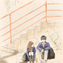 This is a pixiv picture whose title is 居場所.