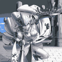 This is a pixiv picture whose title is あの懐かしいドットをもう一度….