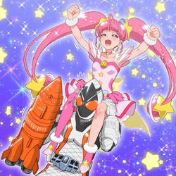 This is a pixiv picture whose title is 友情ロケット.