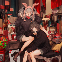This is a pixiv picture whose title is duo.