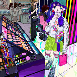 This is a pixiv picture whose title is この試供品、メルカリで売ろうっと.