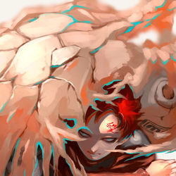 This is a pixiv picture whose title is 絶対防御.