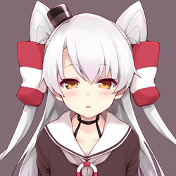 This is a pixiv picture whose title is 天津風.
