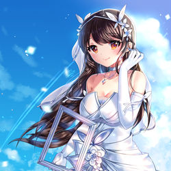 This is a pixiv picture whose title is sapphire.