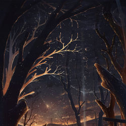 This is a pixiv picture whose title is 泡沫の庭.