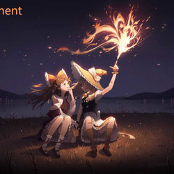 This is a pixiv picture whose title is 烟花.