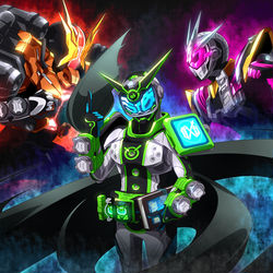 This is a pixiv picture whose title is 黒ウォズ、変身―.