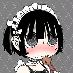This is a pixiv picture whose title is 歯車ハサミさんをいじろう.