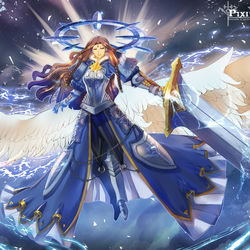 This is a pixiv picture whose title is 【PFLS】人造神ヴァシリエ【強襲教団エインゲイル】.