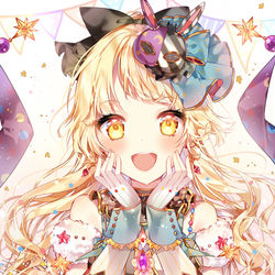 This is a pixiv picture whose title is 💛😊こころん😊💛.