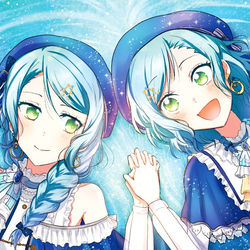This is a pixiv picture whose title is フタリボシ☆.