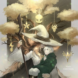 This is a pixiv picture whose title is 【PFLS】童年夢【王無き国の戦い】.