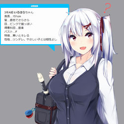This is a pixiv picture whose title is 女子高生化診断.