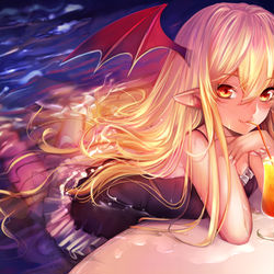 This is a pixiv picture whose title is ヴァンピィちゃん リメイク.