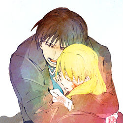 This is a pixiv picture whose title is ハガレン ロイアイまとめ.