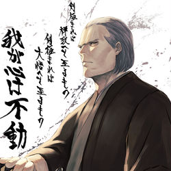 This is a pixiv picture whose title is 剣禅一如.
