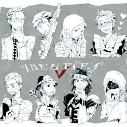 This is a pixiv picture whose title is 第五人格Twitter絵まとめ.