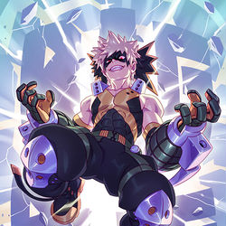 This is a pixiv picture whose title is Bakugou.