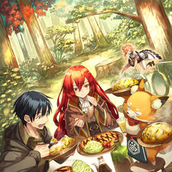 This is a pixiv picture whose title is 【仕事絵】『装備製作系チートで異世界を～2』表紙絵.
