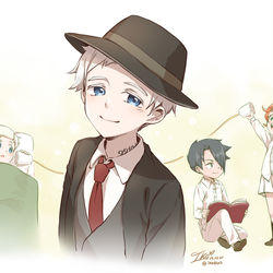 This is a pixiv picture whose title is 約束のネバーランド.