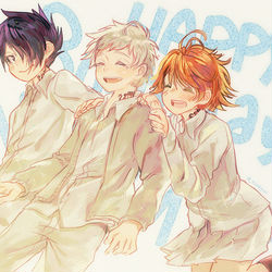 This is a pixiv picture whose title is 約ネバログ.