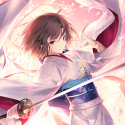 This is a pixiv picture whose title is 剣式.