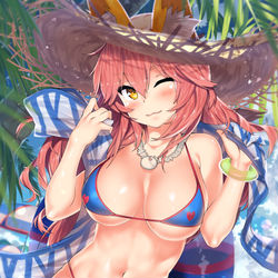 This is a pixiv picture whose title is 玉藻の前 水着Ver. 11.