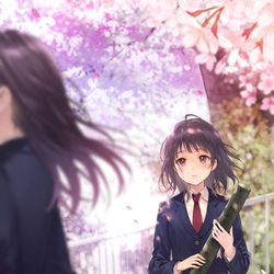This is a pixiv picture whose title is farewell.