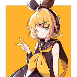 This is a pixiv picture whose title is リン.