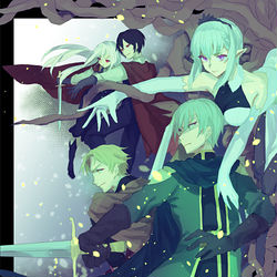 This is a pixiv picture whose title is 【PFLS】戦い.