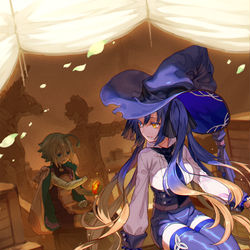 This is a pixiv picture whose title is 【PFLS】幕間.