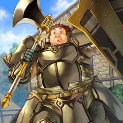 This is a pixiv picture whose title is ファイアーエムブレムサイファ / 最強の農夫 チャップ.