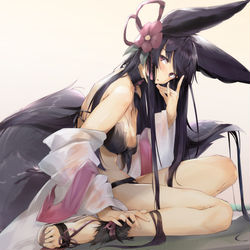 This is a pixiv picture whose title is 水着ユエルちゃ.
