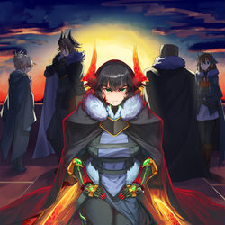 This is a pixiv picture whose title is 【PFLS】奪炎のエリオット【レッドヴァルの戦い】.