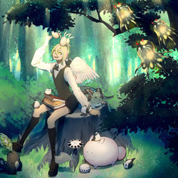 This is a pixiv picture whose title is 【PFLS】癒しのひととき【王無き国の戦い】.