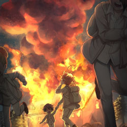 This is a pixiv picture whose title is 脱走.